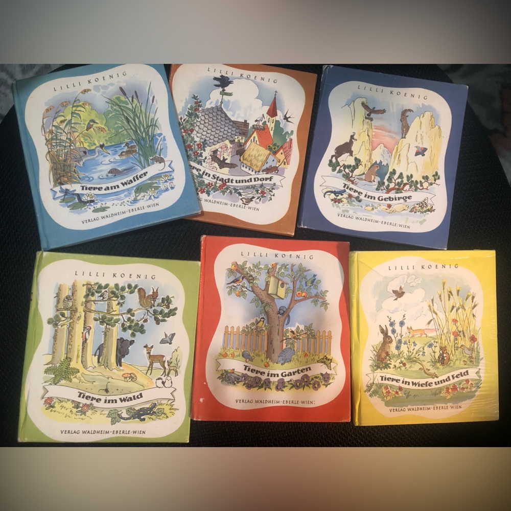 Lillie Koenig Vintage 1950’s German Children’s Book Set